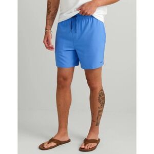 Huk‎ Pursuit Volley Blue Pursuit Swim Shorts Mesh Liner Size Large H2000184 NEW